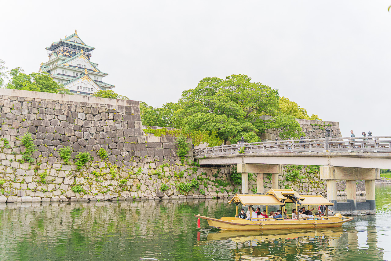 Osaka Castle Gozabune sightseeing boat