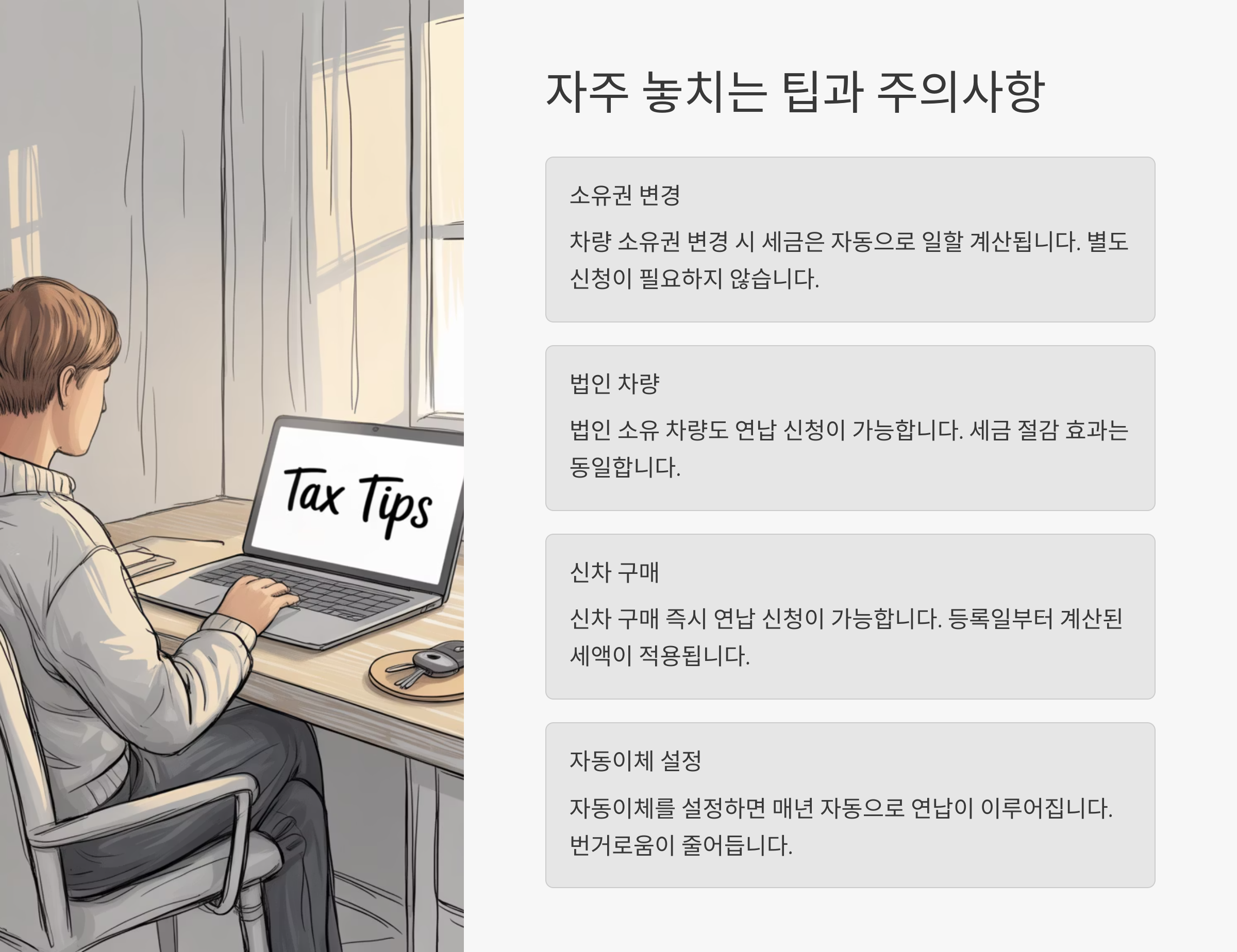 자주 놓치는 팁과 주의사항 ⚠️