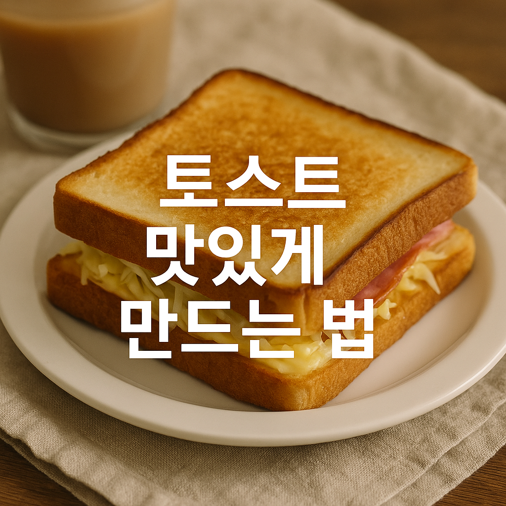 토스트 맛있게 만드는 법