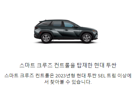 크루즈 컨트롤 차종