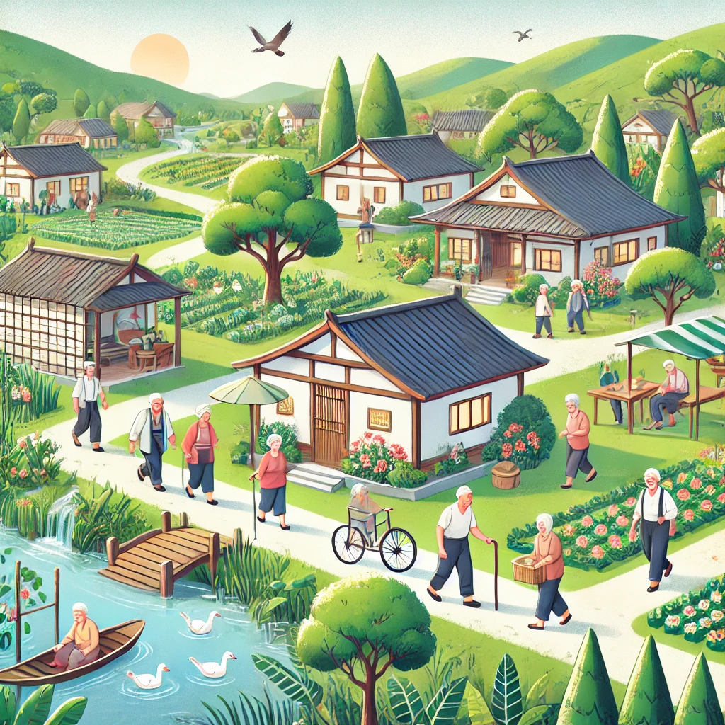 백세 시대 장수 마을 관련 사진