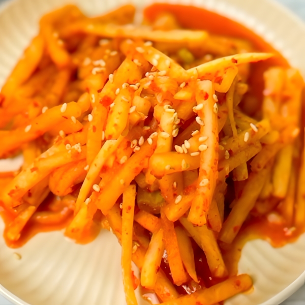 사과 무생채 무침 맛있게 만드는 법 황금 레시피