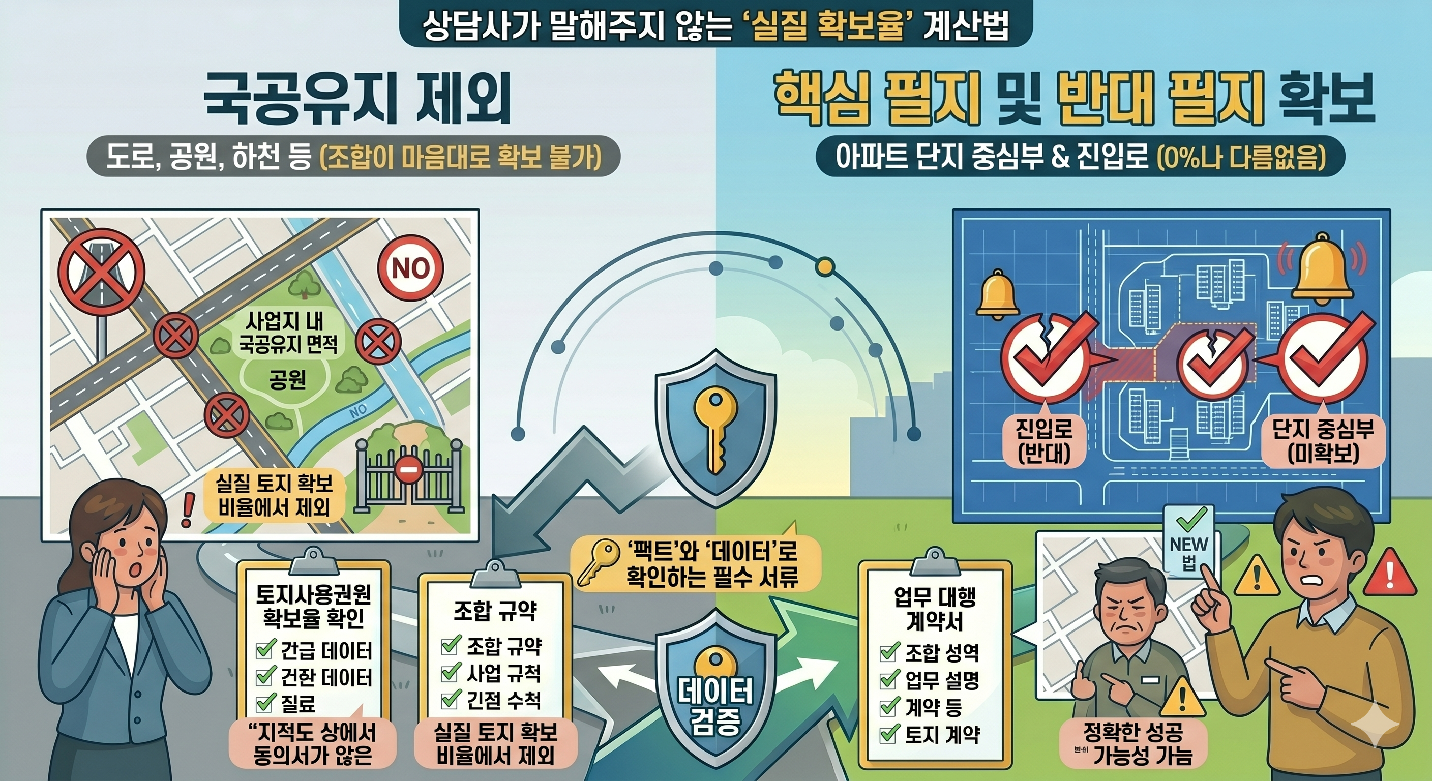 상담사가 말해주지 않는 '실질 확보율' 계산법