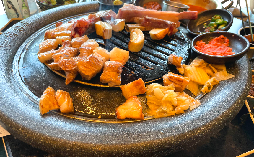 숙성도 중문점 익은 고기