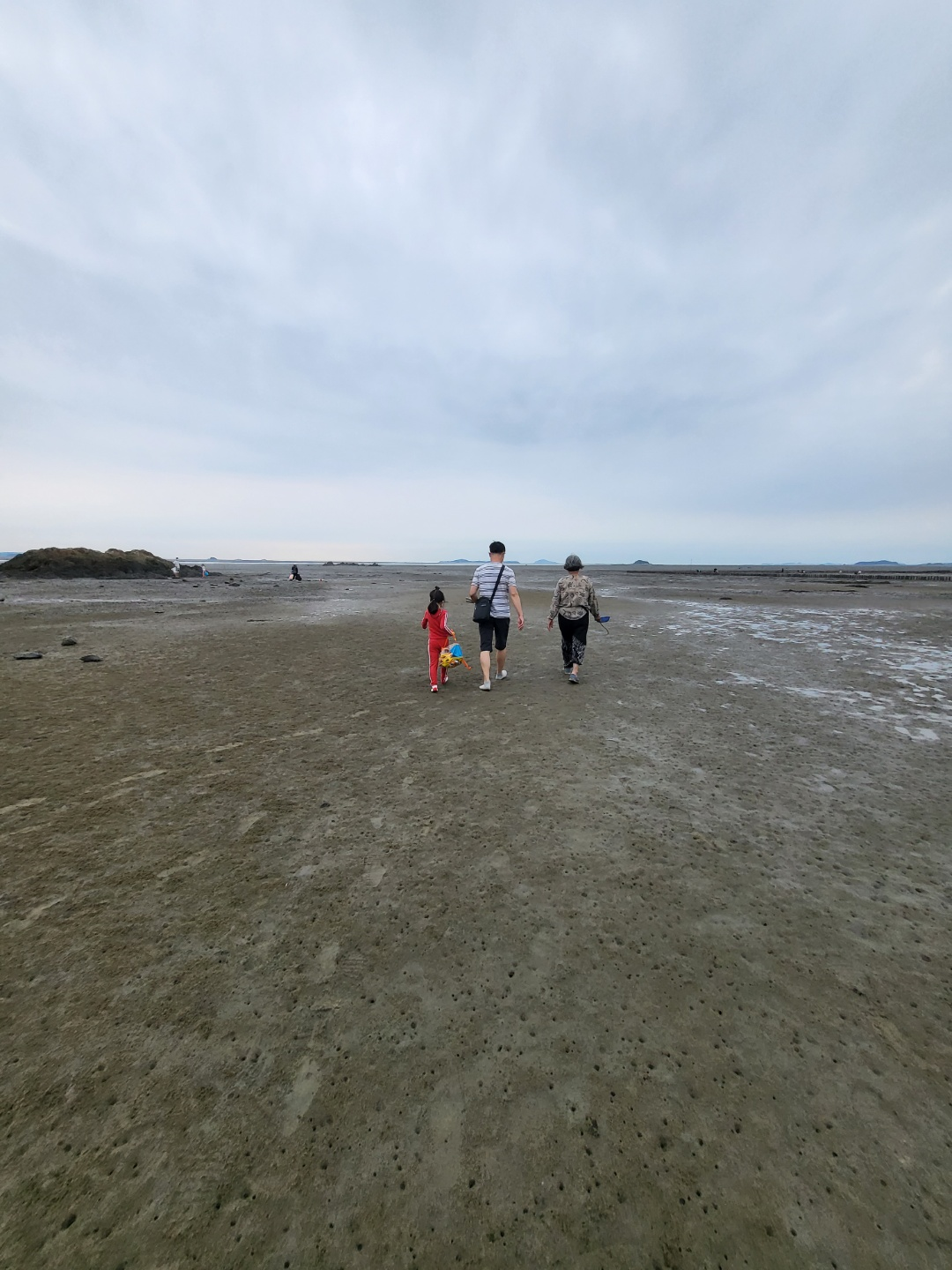 서천 갯벌체험&amp;#44; 모시조개 캐기 (서천송림갯벌체험장)