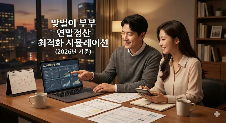 누가 부모님 공제 받아야할까? 맞벌이 부부 연말정산 최적화 시뮬레이션 (2026년 기준)
