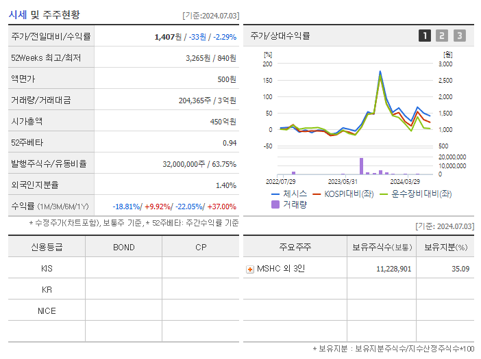 체시스_기업개요