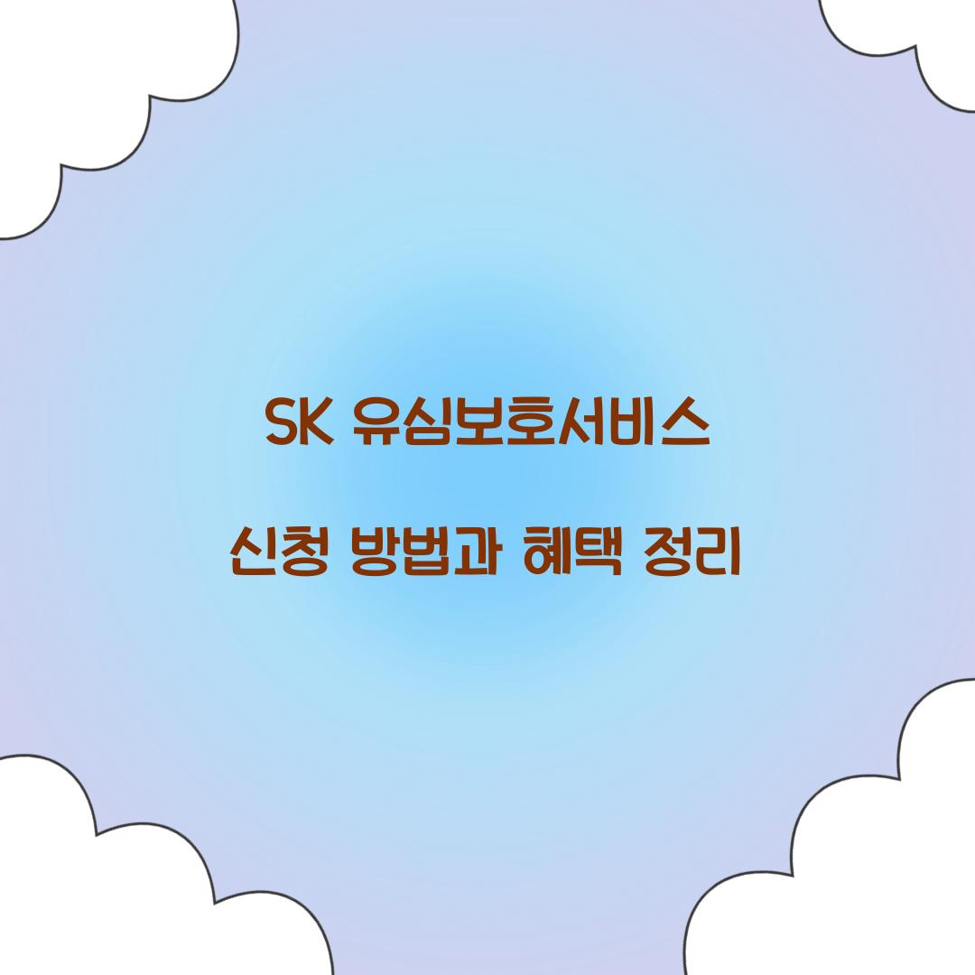 SK 유심보호서비스