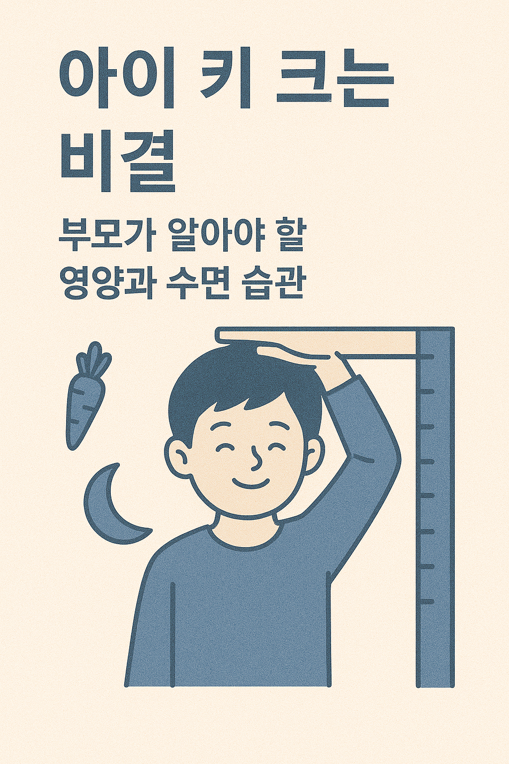 아이 키 크는 비결 &ndash; 부모가 알아야 할 영양과 수면 습관