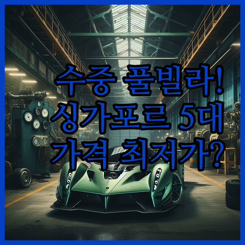 도시뷰 프라이빗 풀빌라 수중객실 싱가..