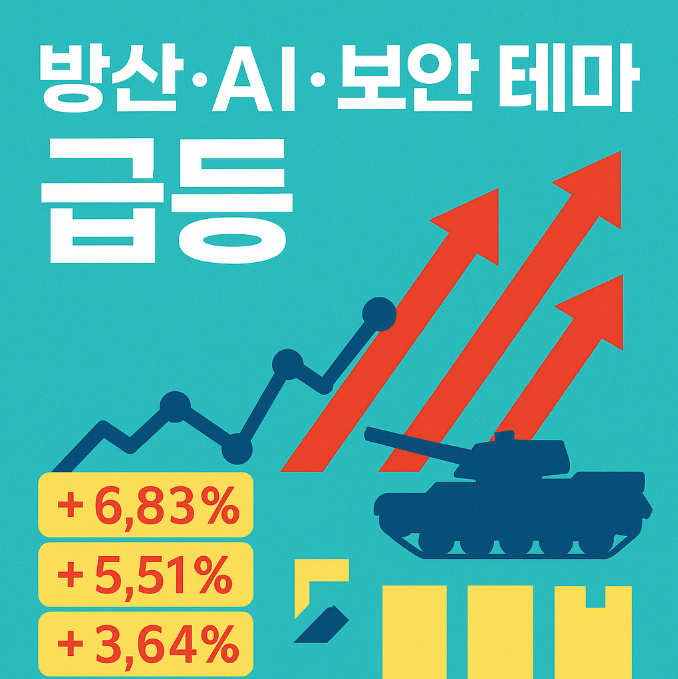방산·전력설비·AI·보안株 동반 강세! 정책+기술 테마 불붙었다
