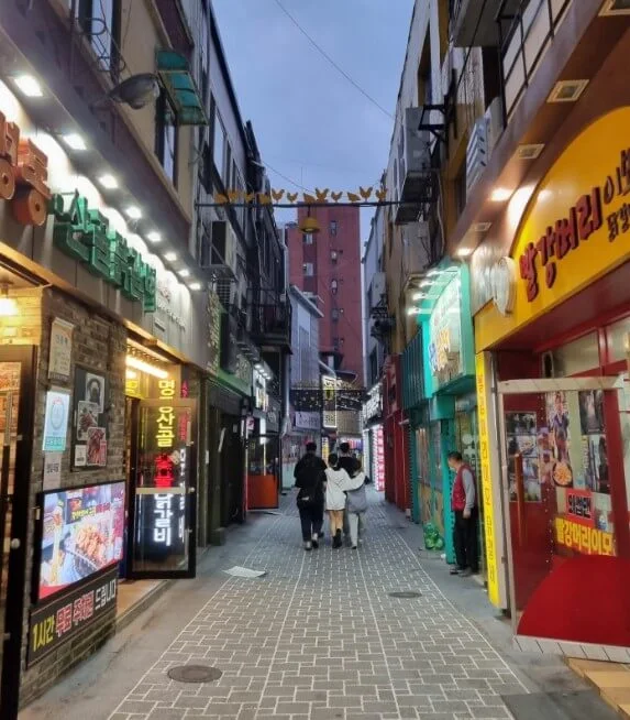 명동닭갈비골목_거리