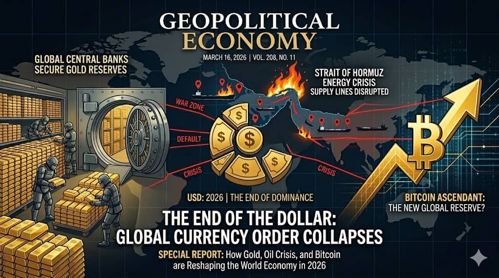 파일명: dollar_reserve_share_decline_central_bank_gold_buying_iran_war_petrodollar_2026.jpg
Alt 태그: 달러 외환보유 비중 감소 중앙은행 금 매입 급증 이란전쟁 페트로달러 위기 비트코인 대안 2026