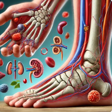 통풍에 관한 사진