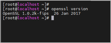 openssl 버전 확인