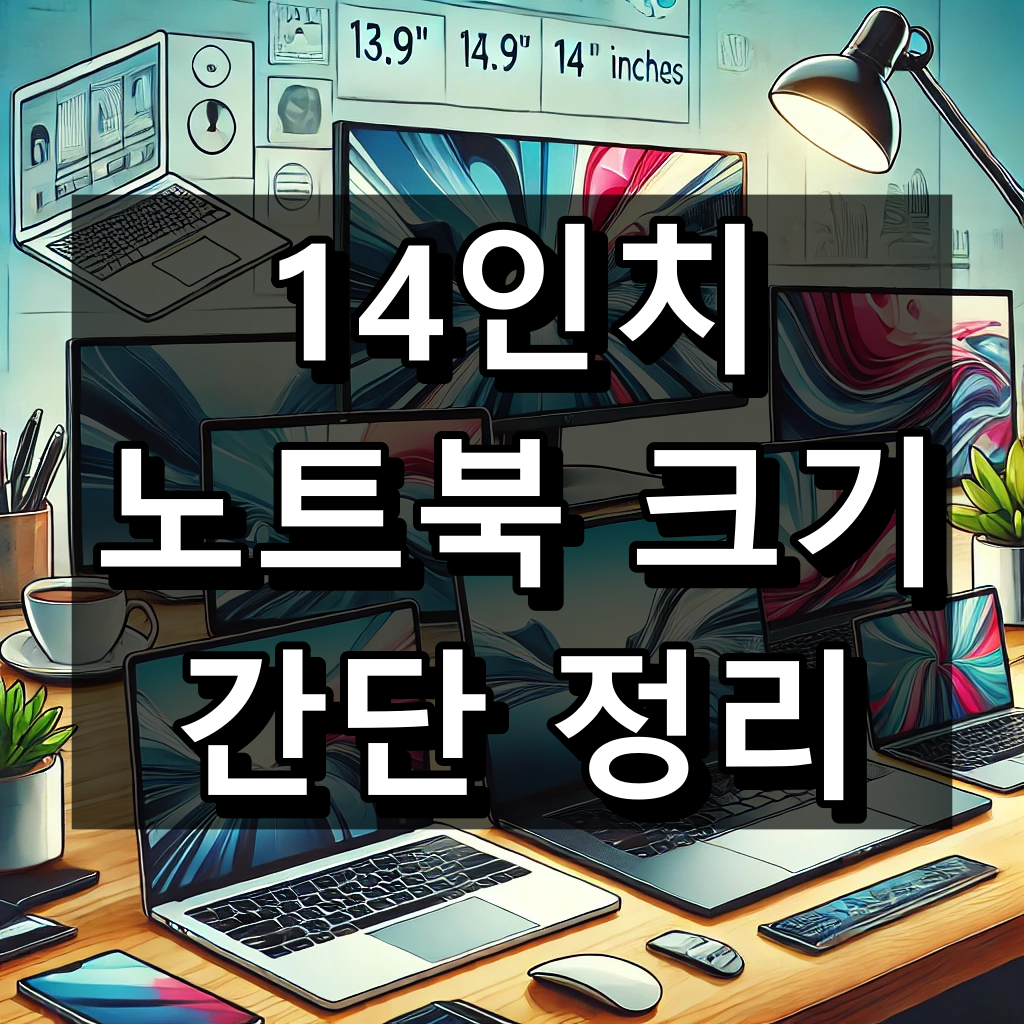14인치 노트북 크기 대표 이미지