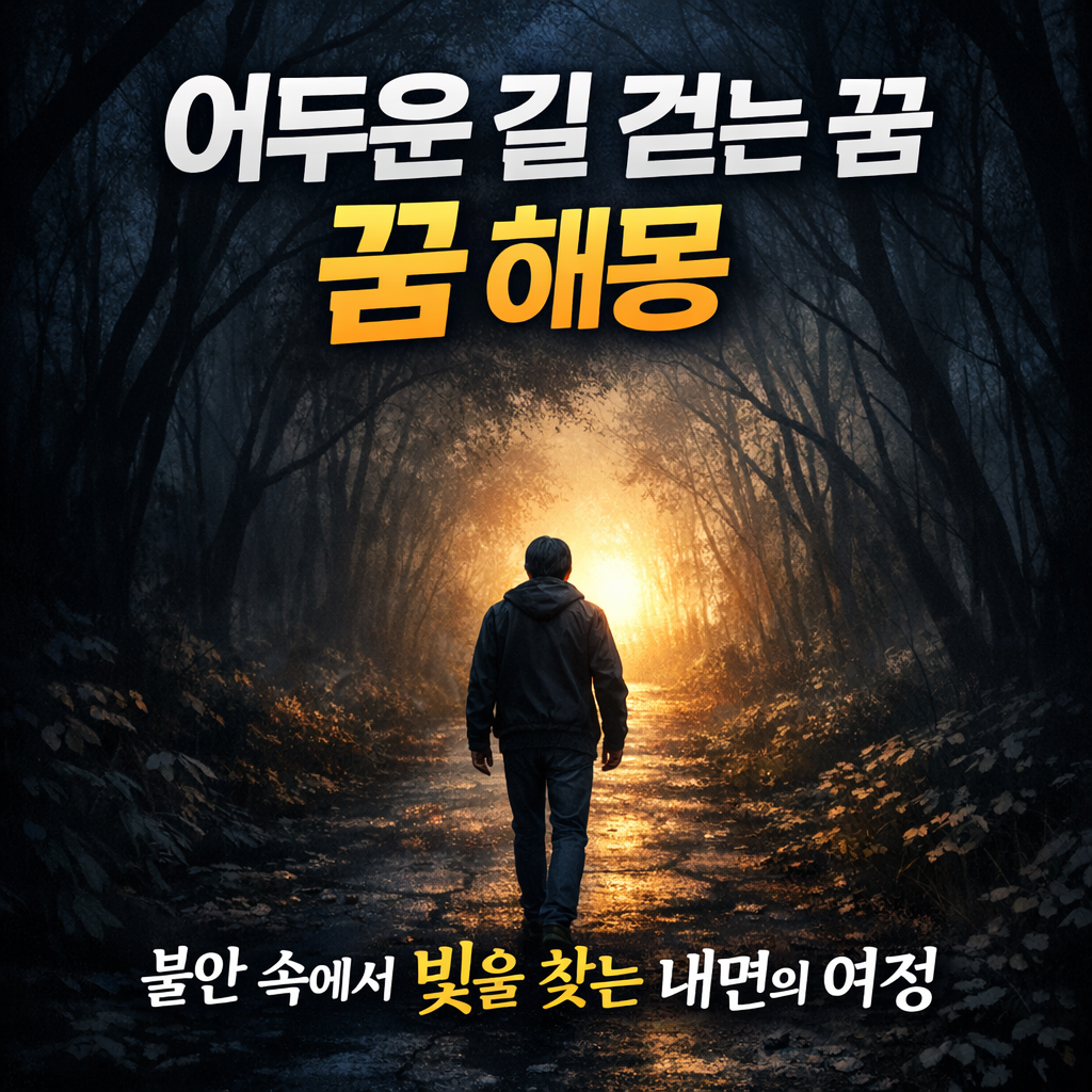 어두운 길 걷는 꿈