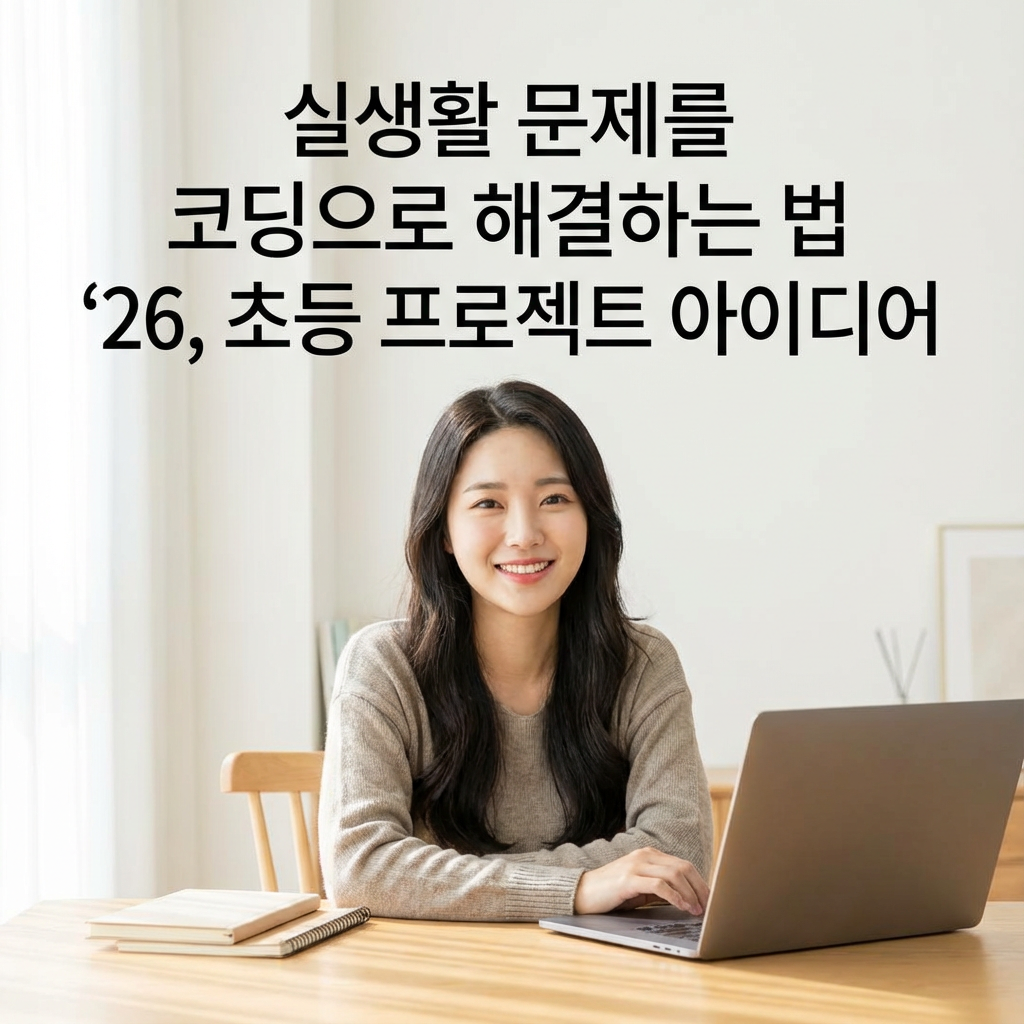 실생활 문제를 코딩으로 해결하는 법 ’26 | 초등 프로젝트 아이디어