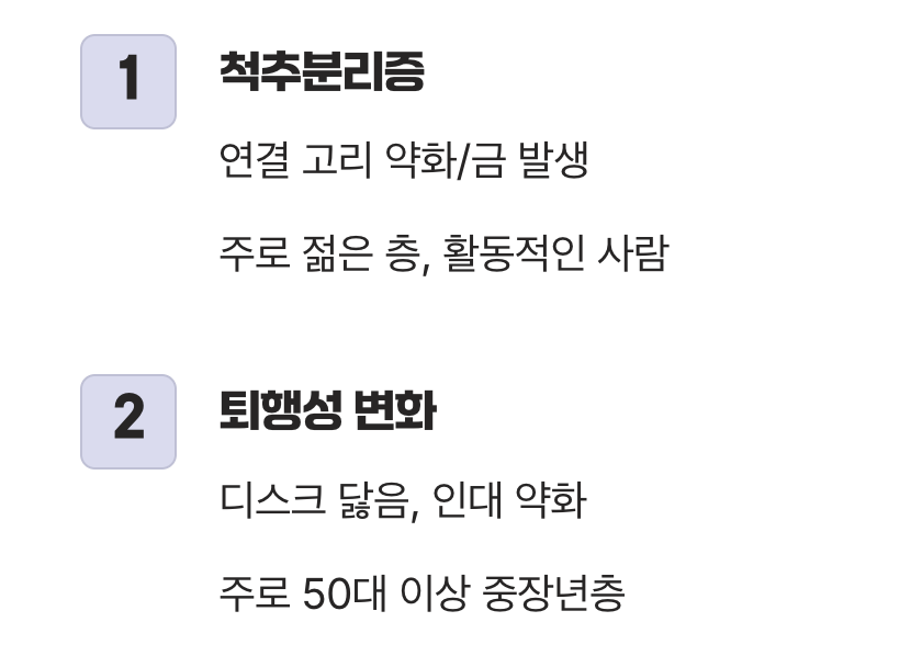 왜 뼈가 미끄러지는 걸까? 두 가지 주된 원인