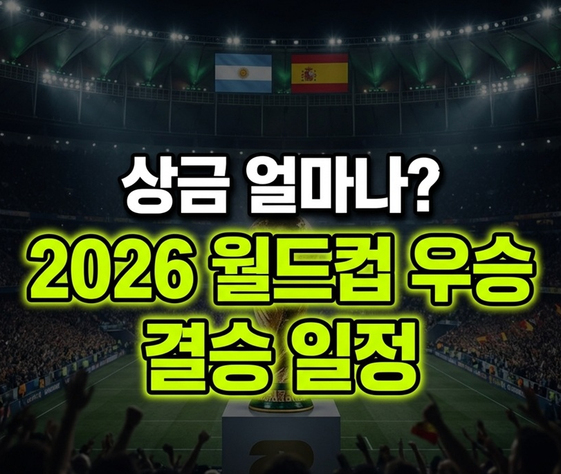 2026 월드컵 우승 결승 일정