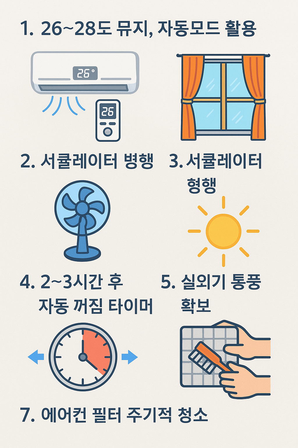 전기요금 줄이는 방법 TIP