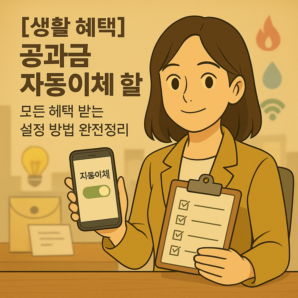 [생활 혜택] 공과금 자동이체 할인 ｜ 모든 혜택 받는 설정 방법 완전정리