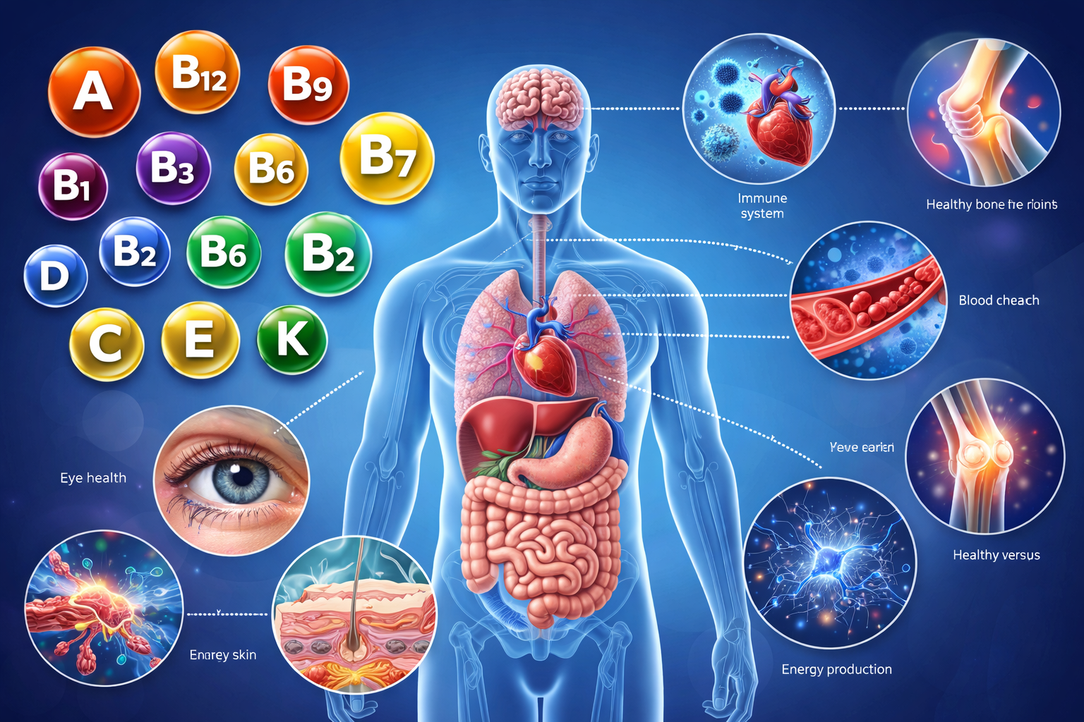 비타민이 우리 몸에서 하는 역할