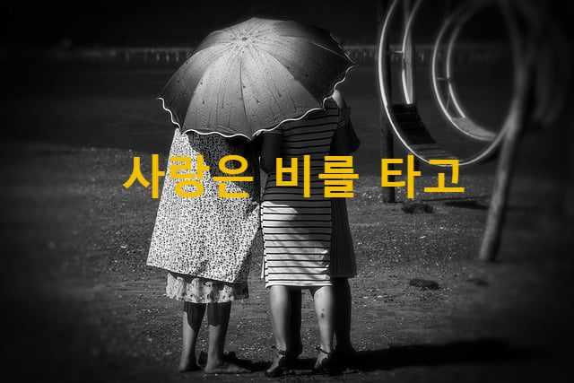 비오는날 우산