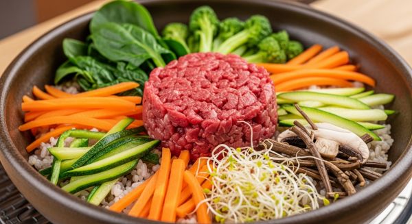 건강한 육회 비빔밥