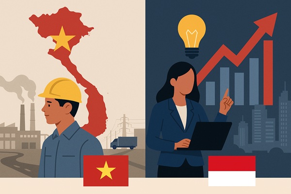 Images Related to Economic Growth in Vietnam, Indonesia