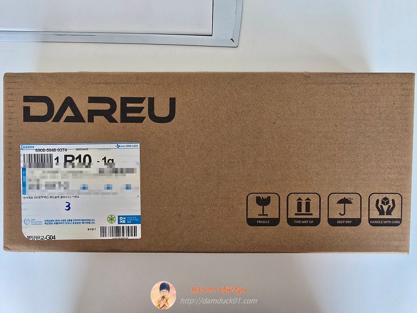 다얼유 EK87PRO 8K 유선 기계식 키보드