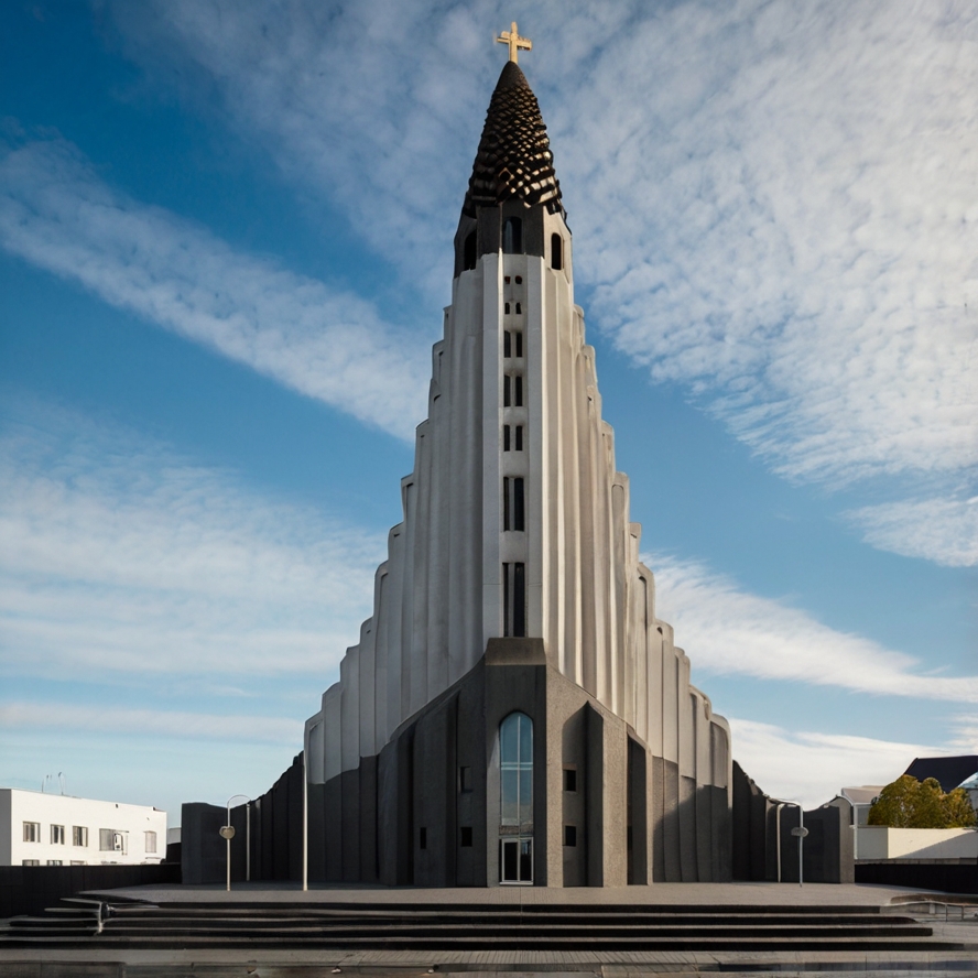 레이캬비크 할그림스키르갸 교회 이미지