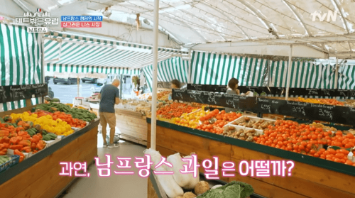 텐트 밖은 유럽 남프랑스 편 니스 시장 과일가게