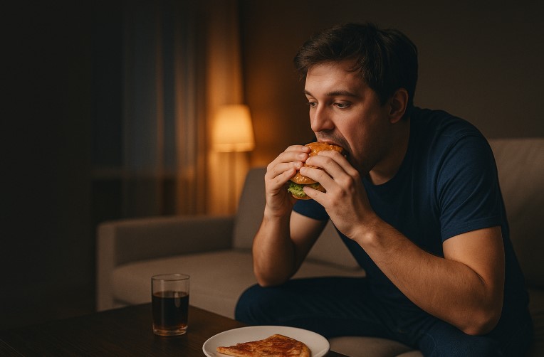 야식 먹는 습관