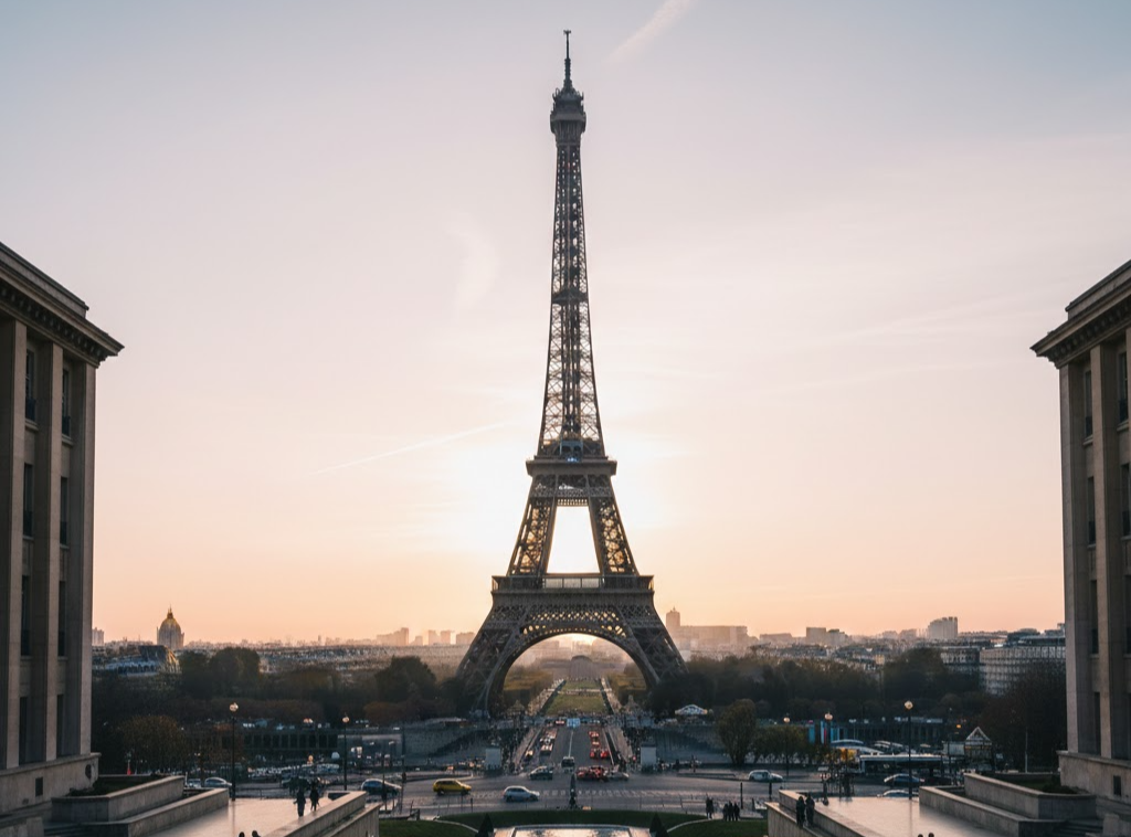 트로카데로에서 바라본 에펠탑과 파리 감성 인생샷 구도