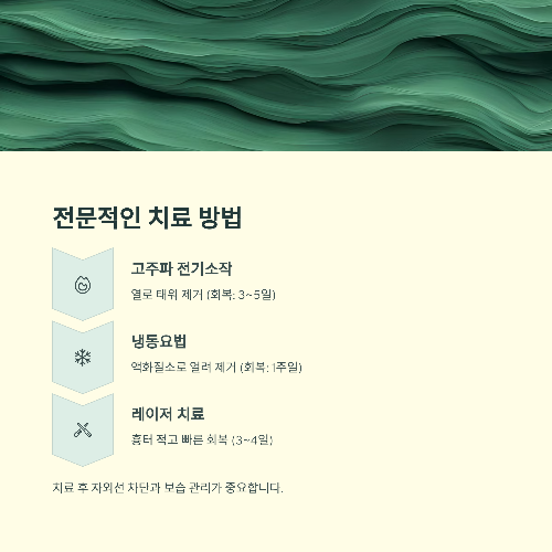 쥐젖 제거, 자가 치료 가능한가요?