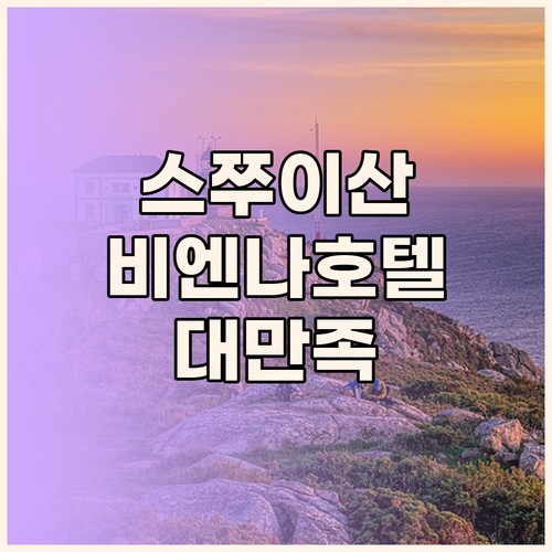 스쭈이산 비엔나 호텔 숙박 후기! 위