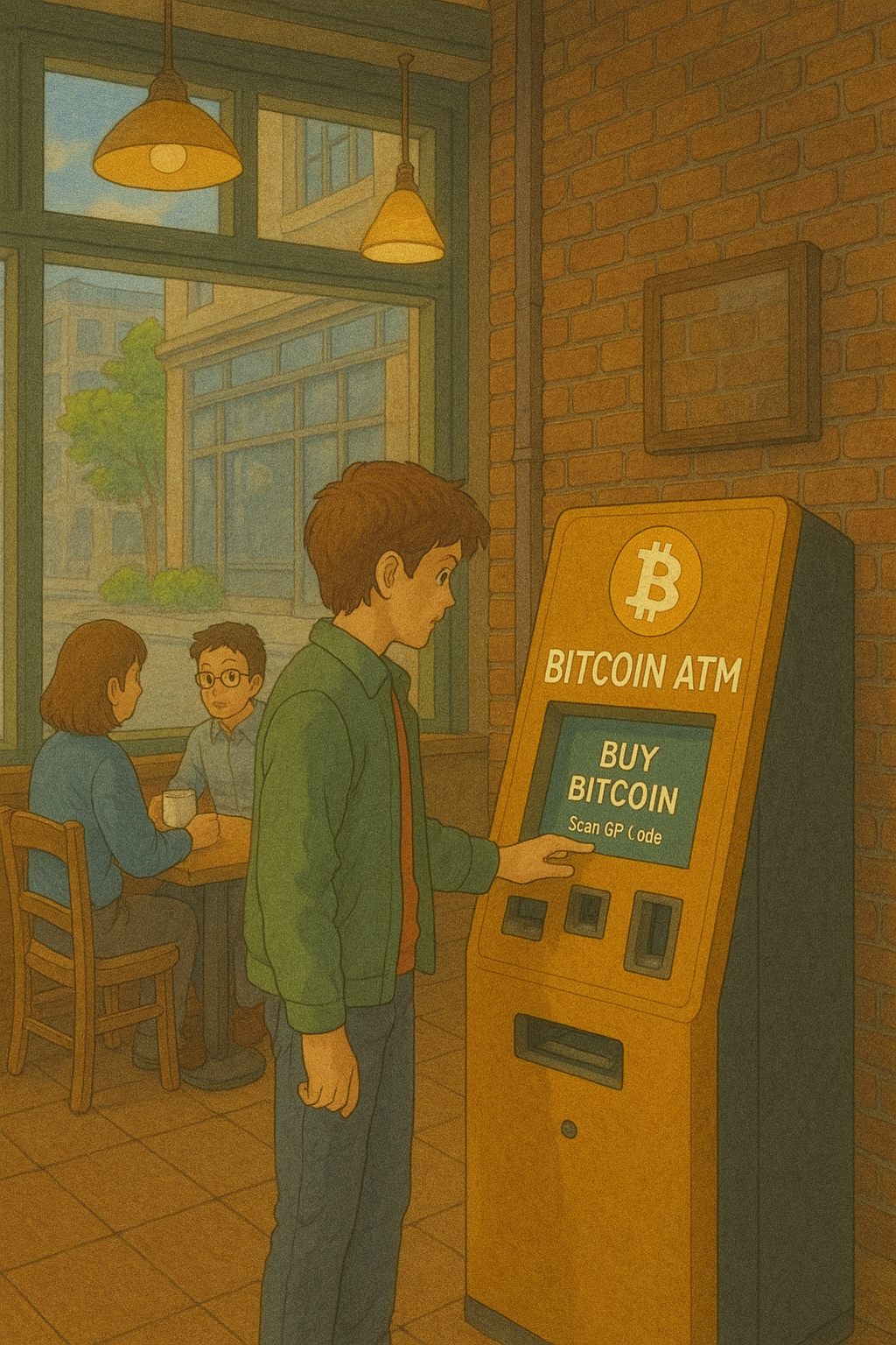최초의 비트코인 ATM, 어디서 탄생했을까?를 보여주는 사진