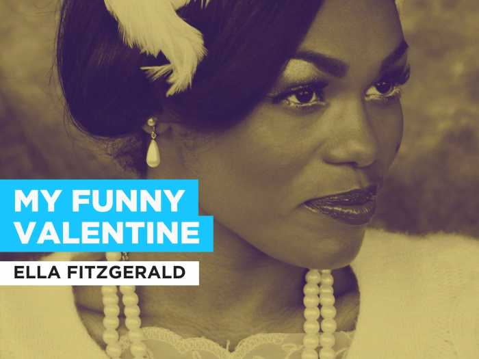 My Funny Valentine을 노래한 엘라 피츠제럴드