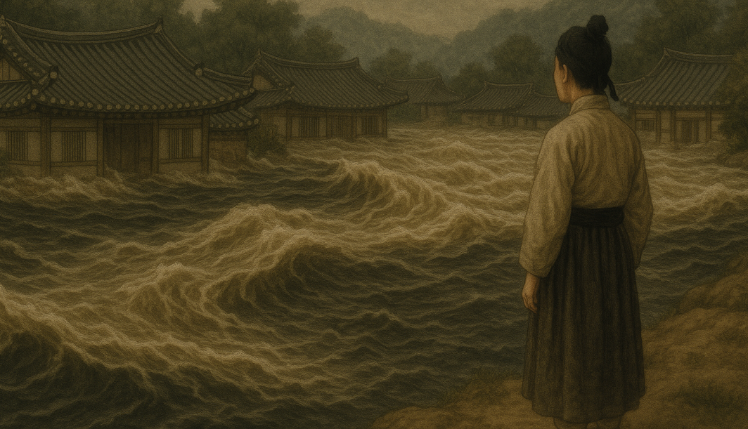 물이 넘치는 꿈(홍수) 해몽