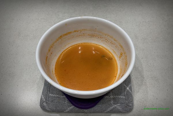 풀무원 홍면 라면 2023년 1~4월 다 먹은 후