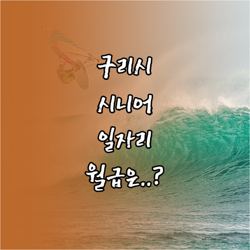 구리시 시니어클럽 공익활동 시장형 사..