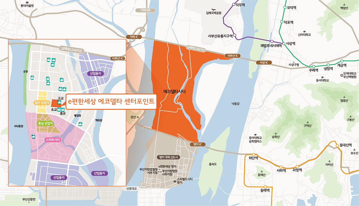 e편한세상 에코델타 센터포인트 - 입지환경