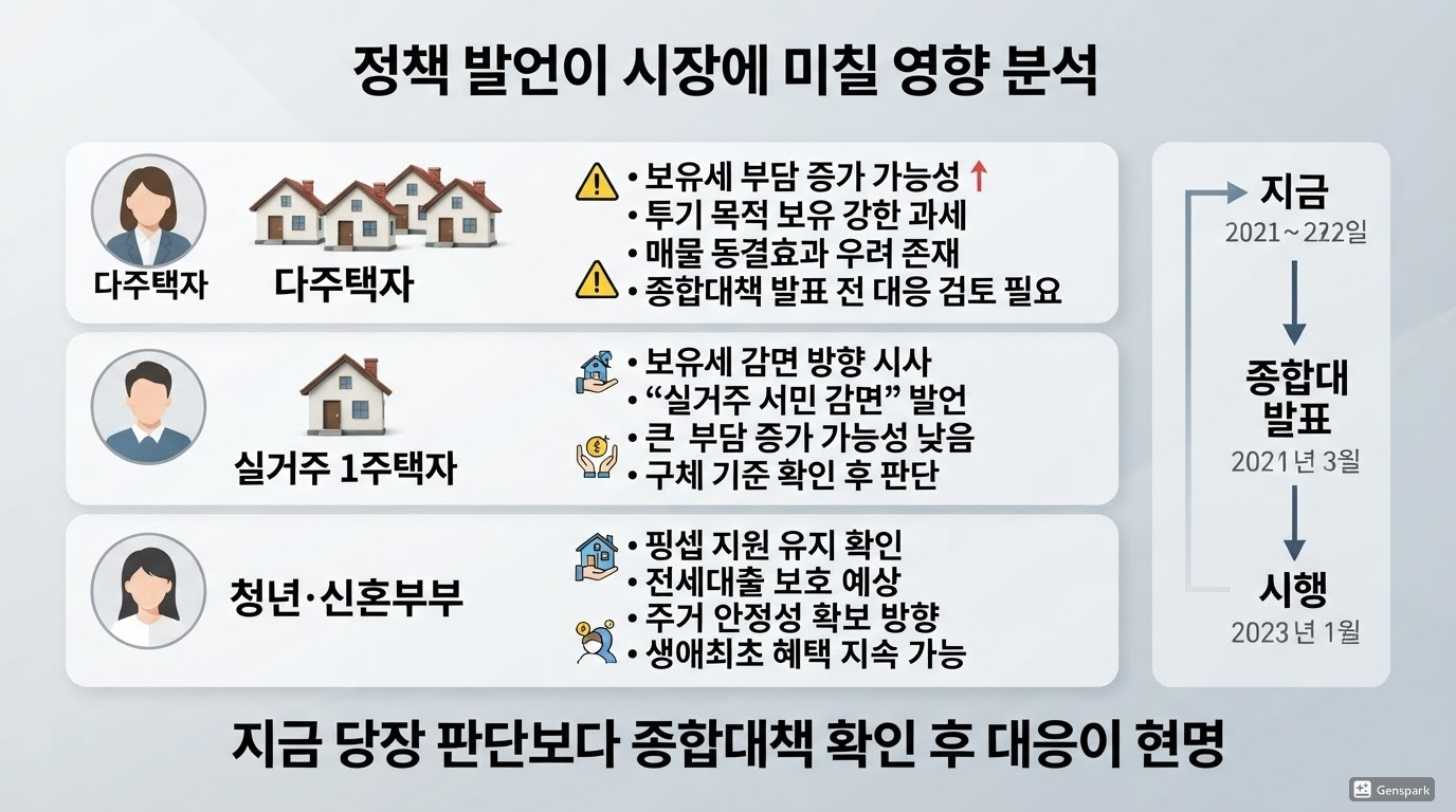 이번 발언, 부동산 시장에 어떤 영향?