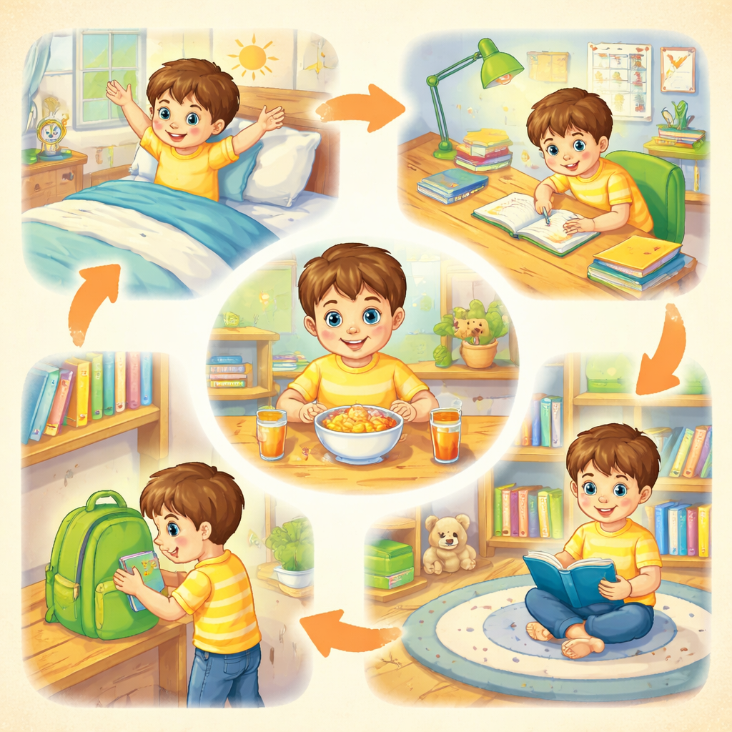 어린이 학습 루틴 만드는 방법 관련 사진