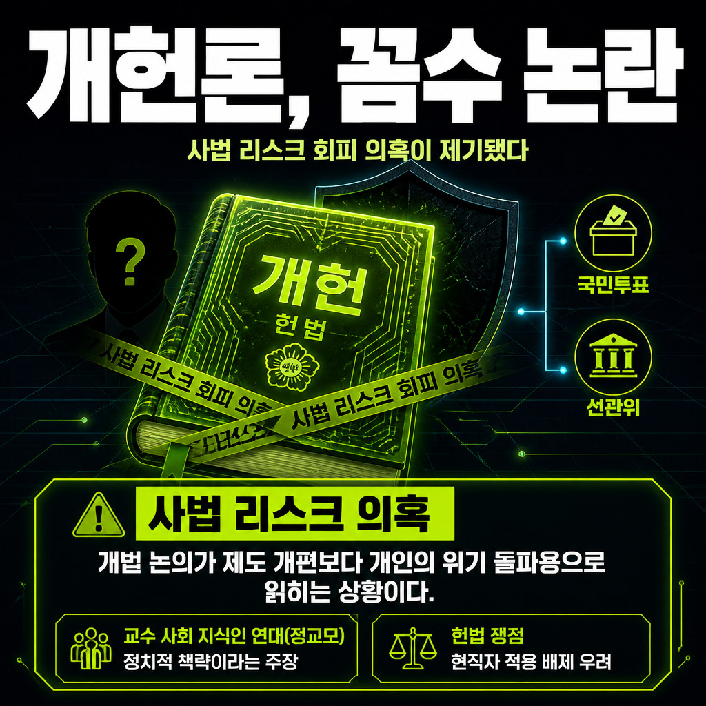 개헌론, 꼼수 논란