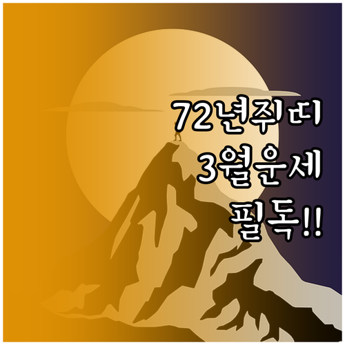 1972년 임자년생 쥐띠 2026년 ..