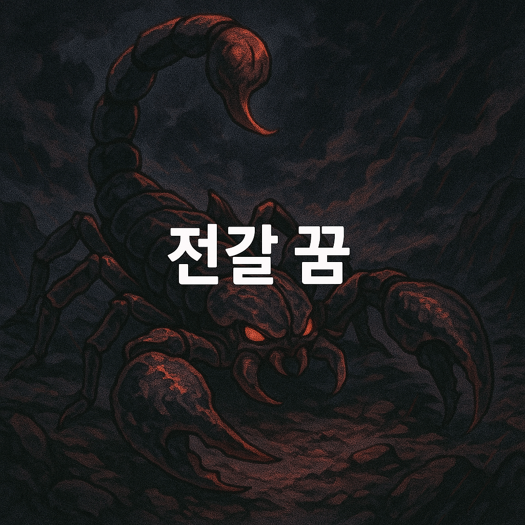 전갈 꿈 해몽