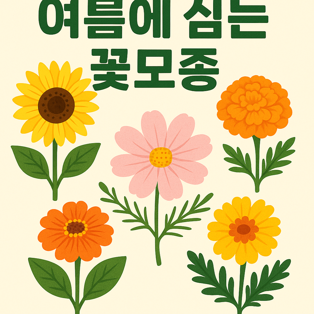 여름에 심기 좋은 꽃모종 10가지