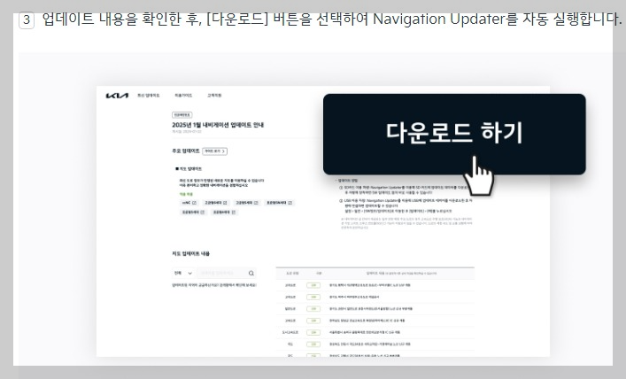 기아내비게이션 업데이트